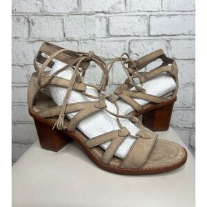 FRYE Woman’s Brielle Gladiator Heeled Sandals Size 8.5
